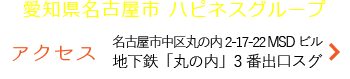 名古屋ハピネス鍼灸接骨院 丸の内　アクセス